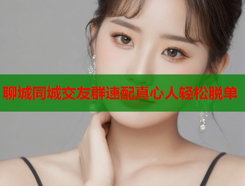 聊城同城交友群速配真心人轻松脱单 第1张 聊城同城交友群速配真心人轻松脱单 第1张