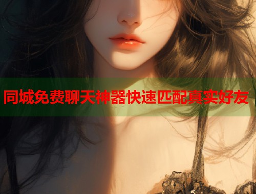 同城免费聊天神器快速匹配真实好友 第1张 同城免费聊天神器快速匹配真实好友 第1张